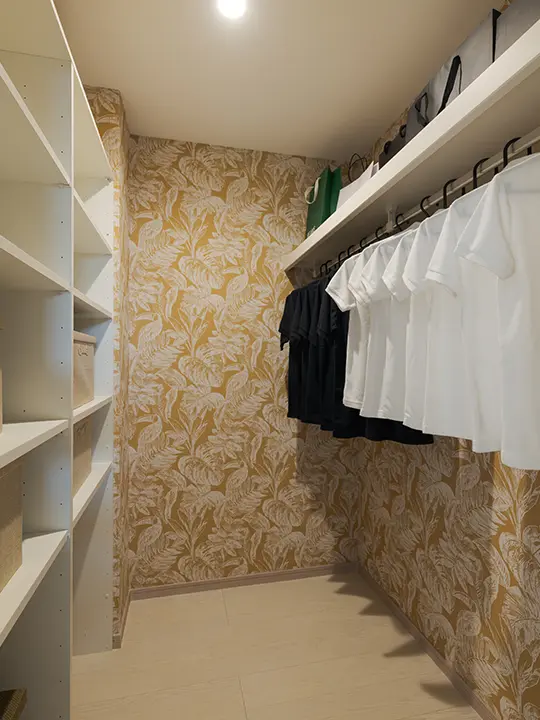 ウォークインクローゼットの写真,ギャラリー,リーフコート名古屋茶屋,注文住宅,モデルハウス