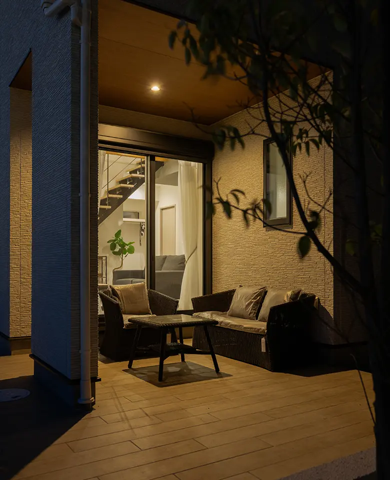 【モデルハウス】リーフコート名古屋茶屋,昼間の外観,上質な佇まいと性能を併せ持ったワンランク上の暮らし